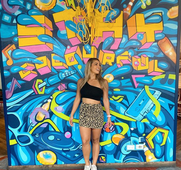 Street art branding mural for Vodka Cruiser