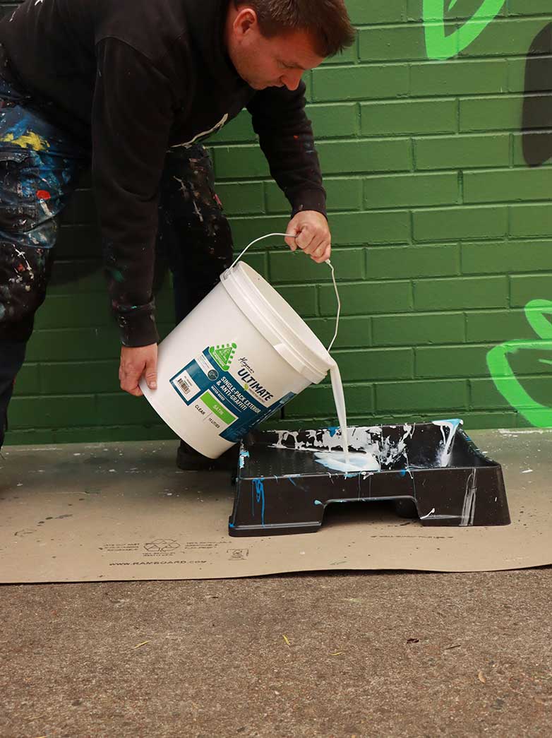 professional graffiti removal Sydney commercial building