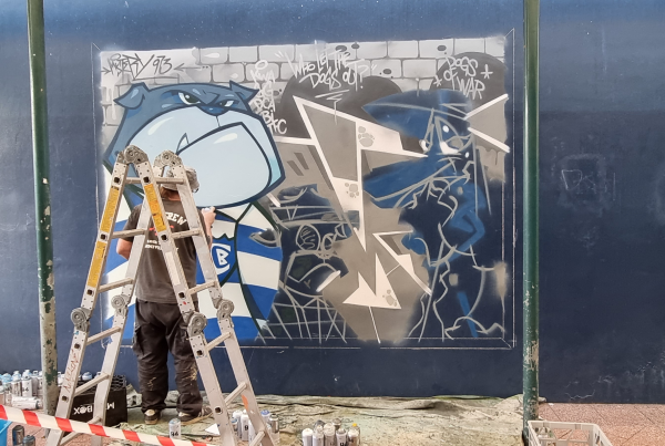 Alleyway Gallery Bankstown mural curated project